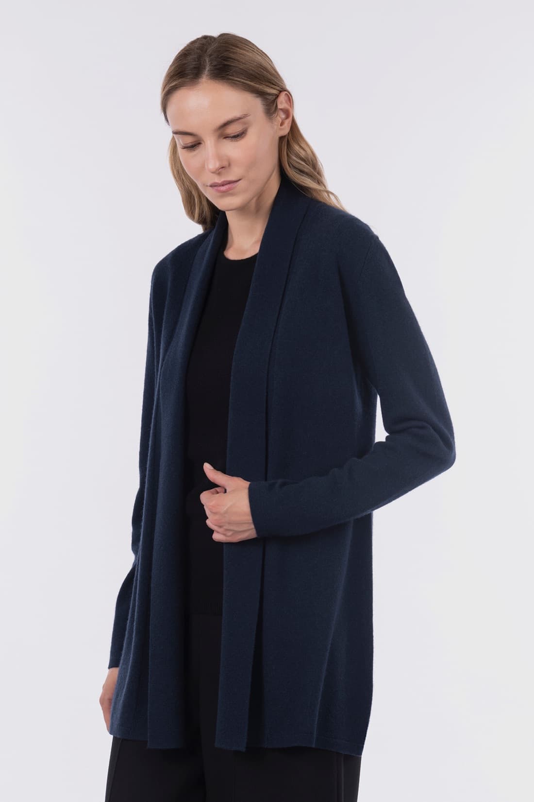 Cardigan sciallato