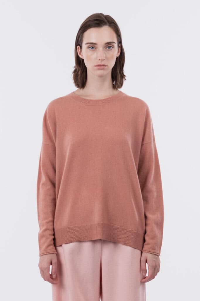 Relaxed crew neck jumper