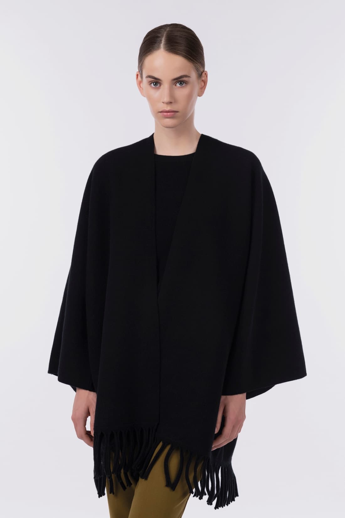 Fringe kimono