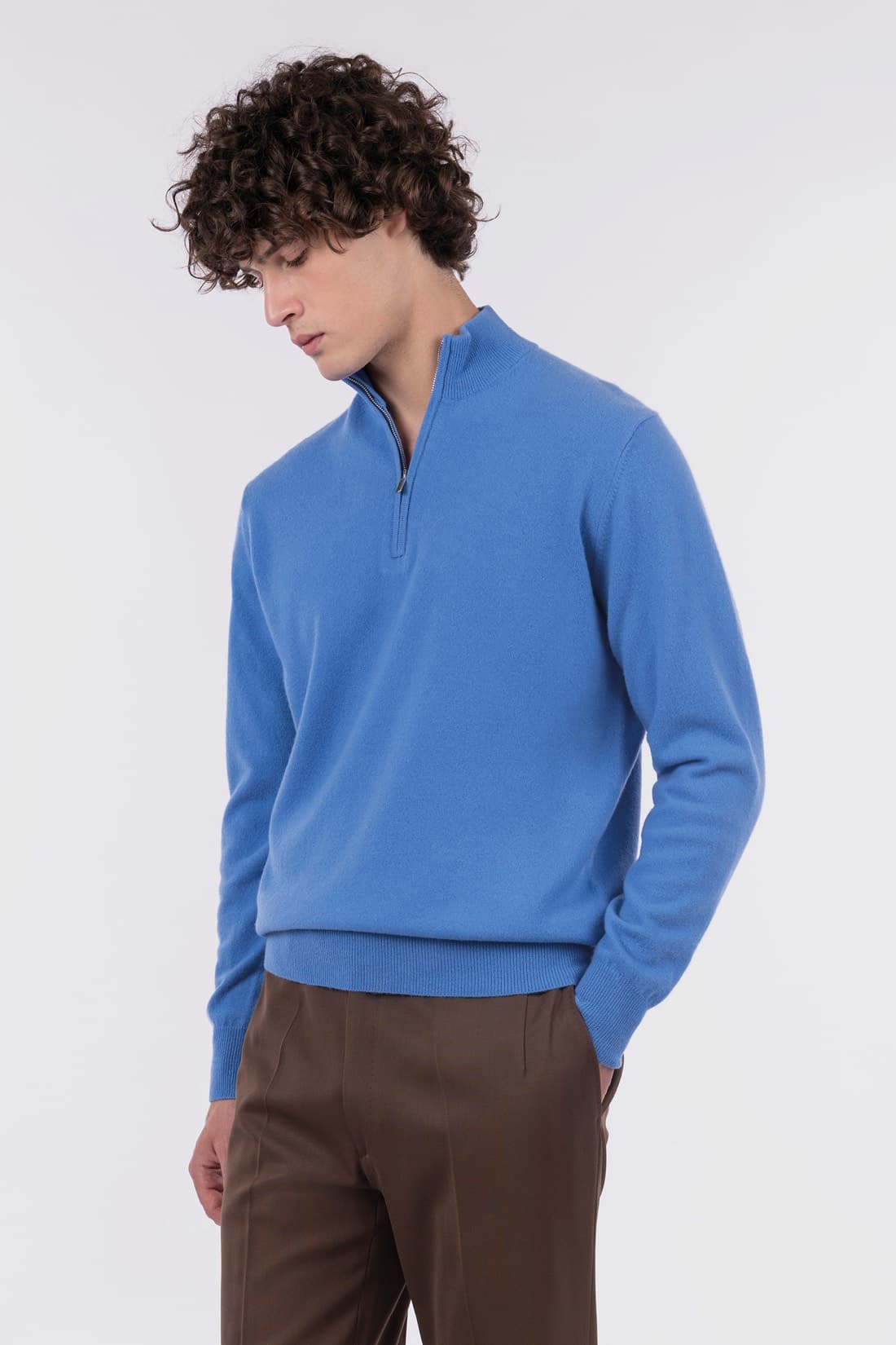 Mezzo collo con zip