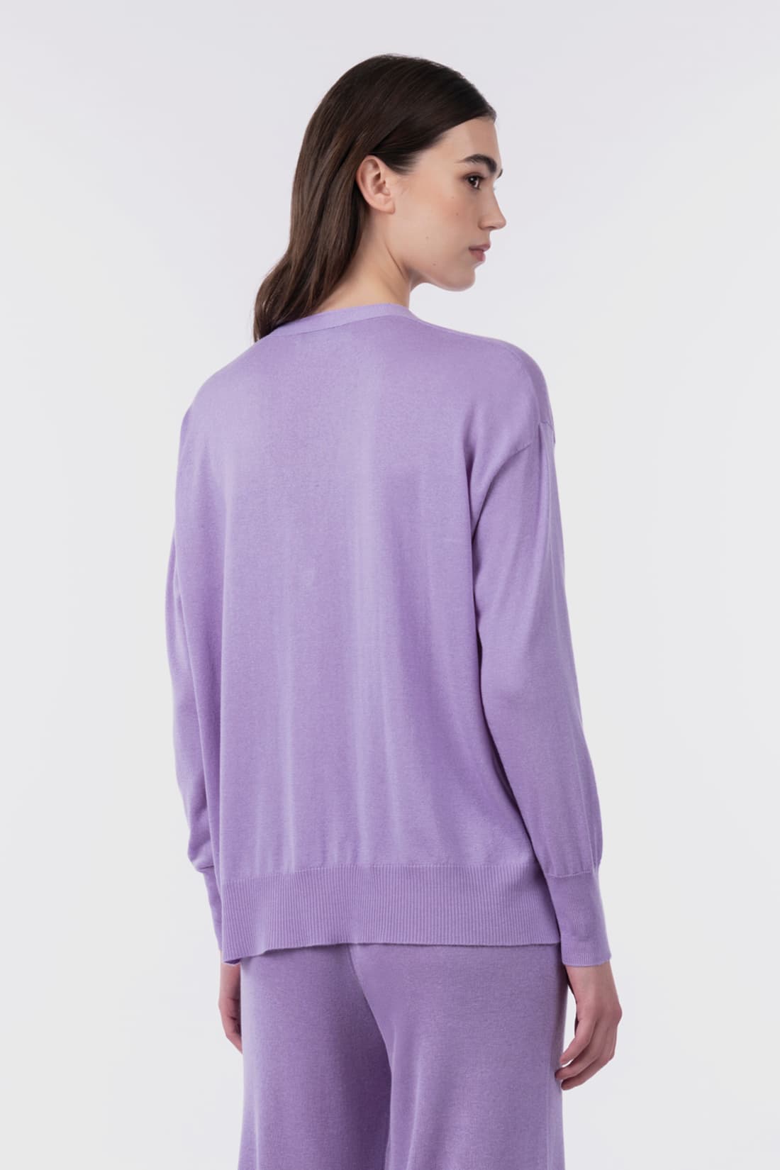 Asymmetrische Strickjacke