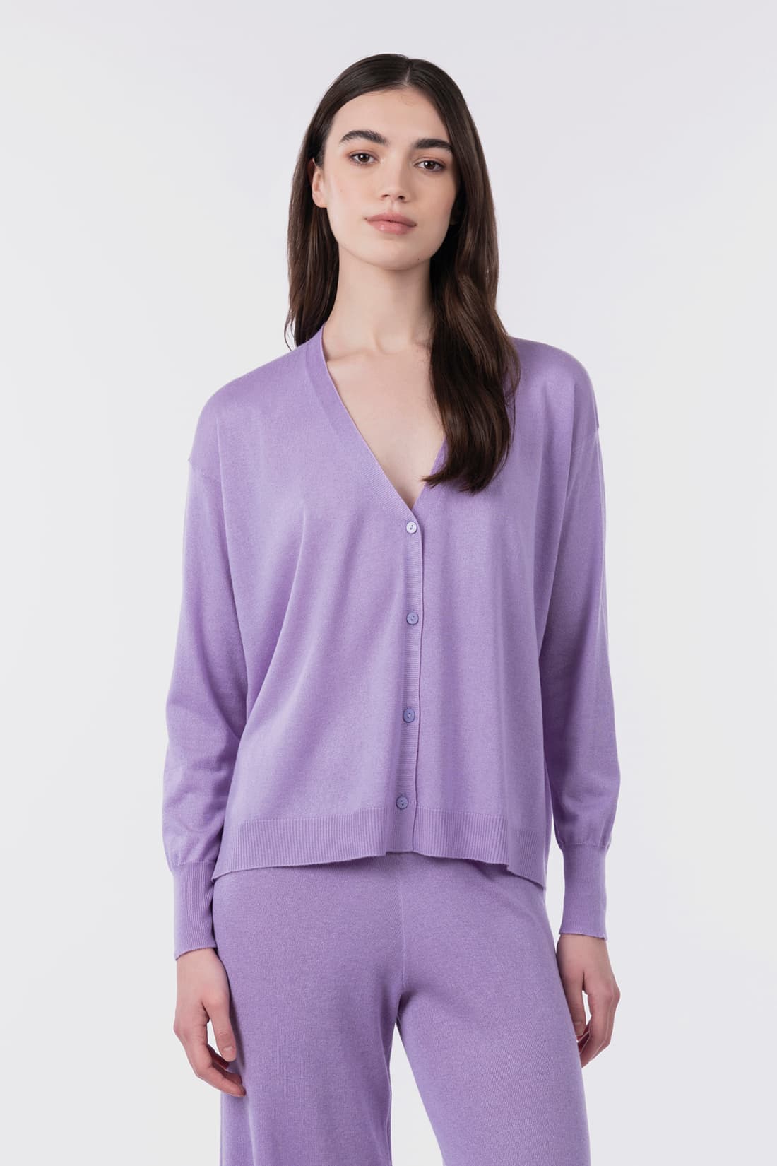 Asymmetrische Strickjacke