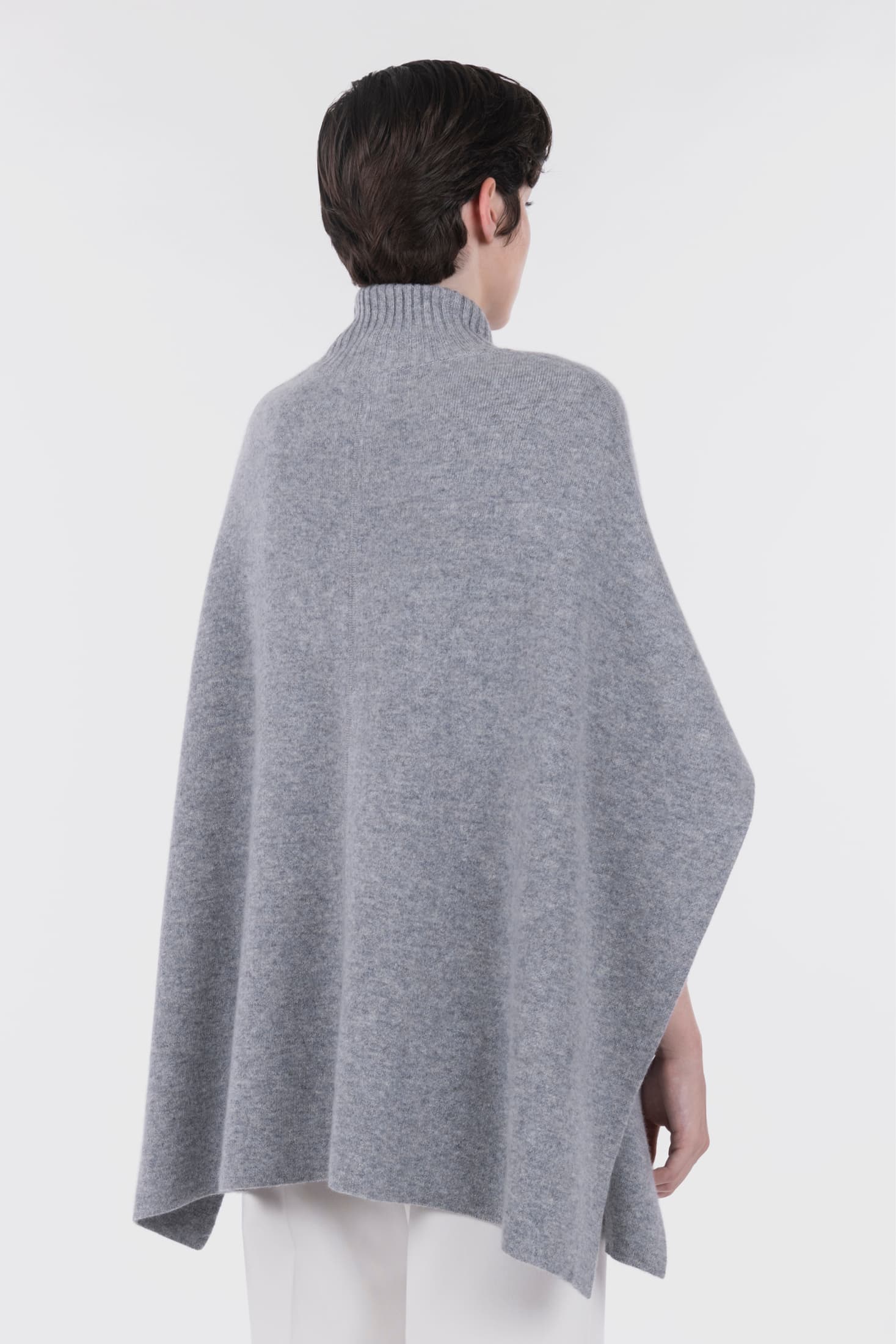 Buttoned poncho