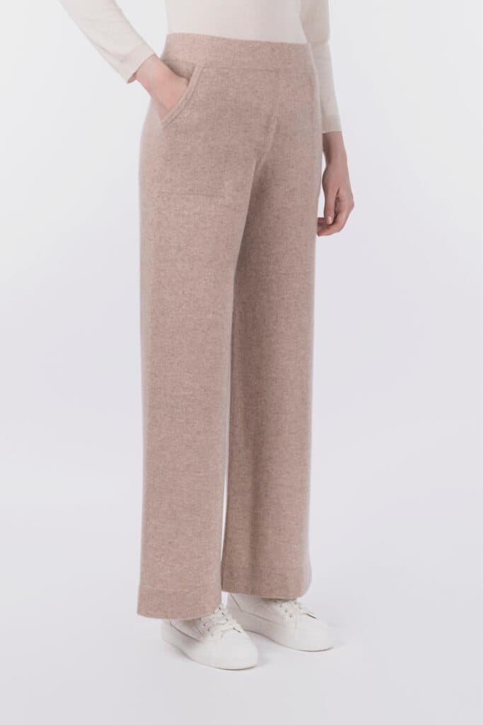 Wide-Leg Trousers with Pockets