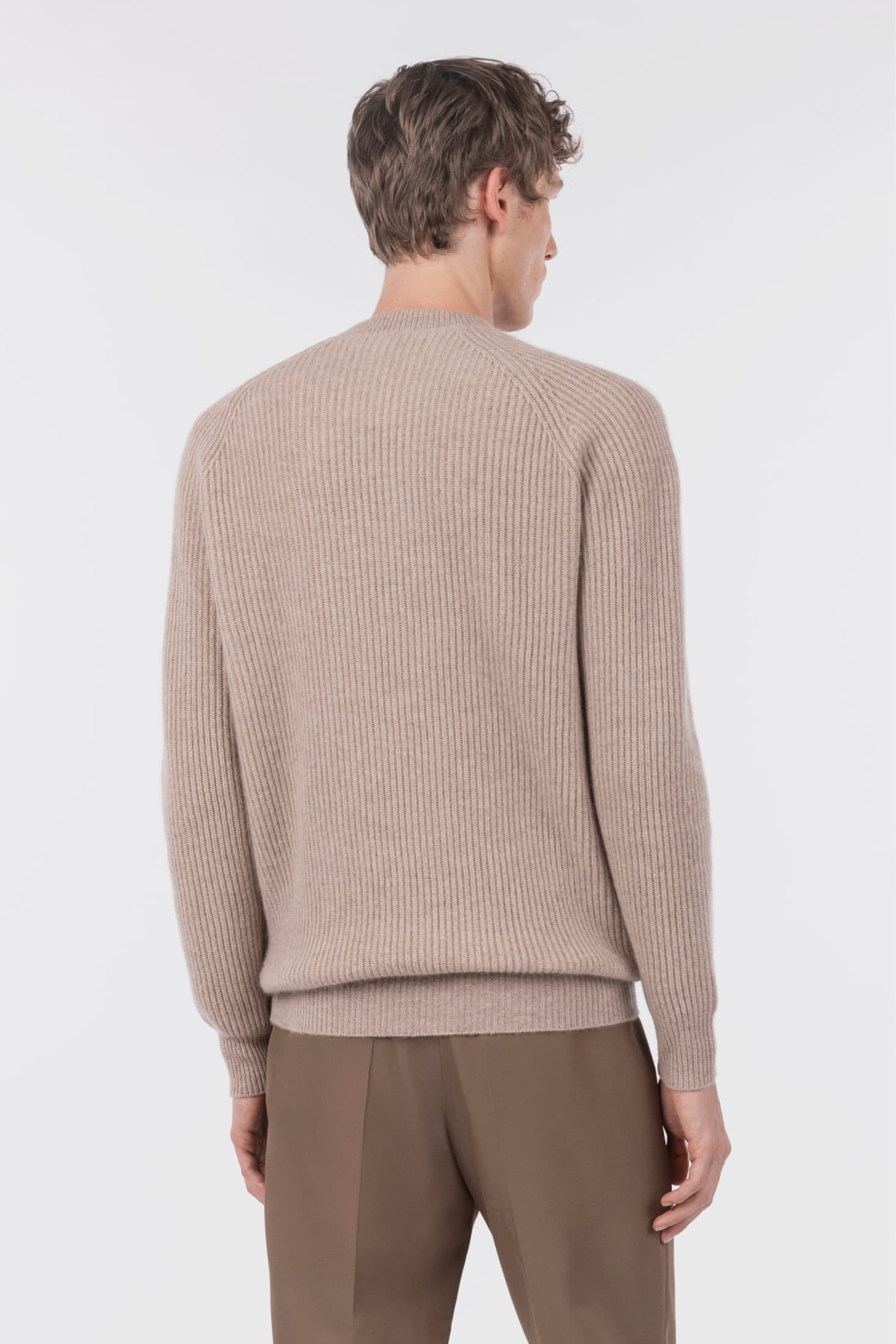 English Rib Raglan Pullover
