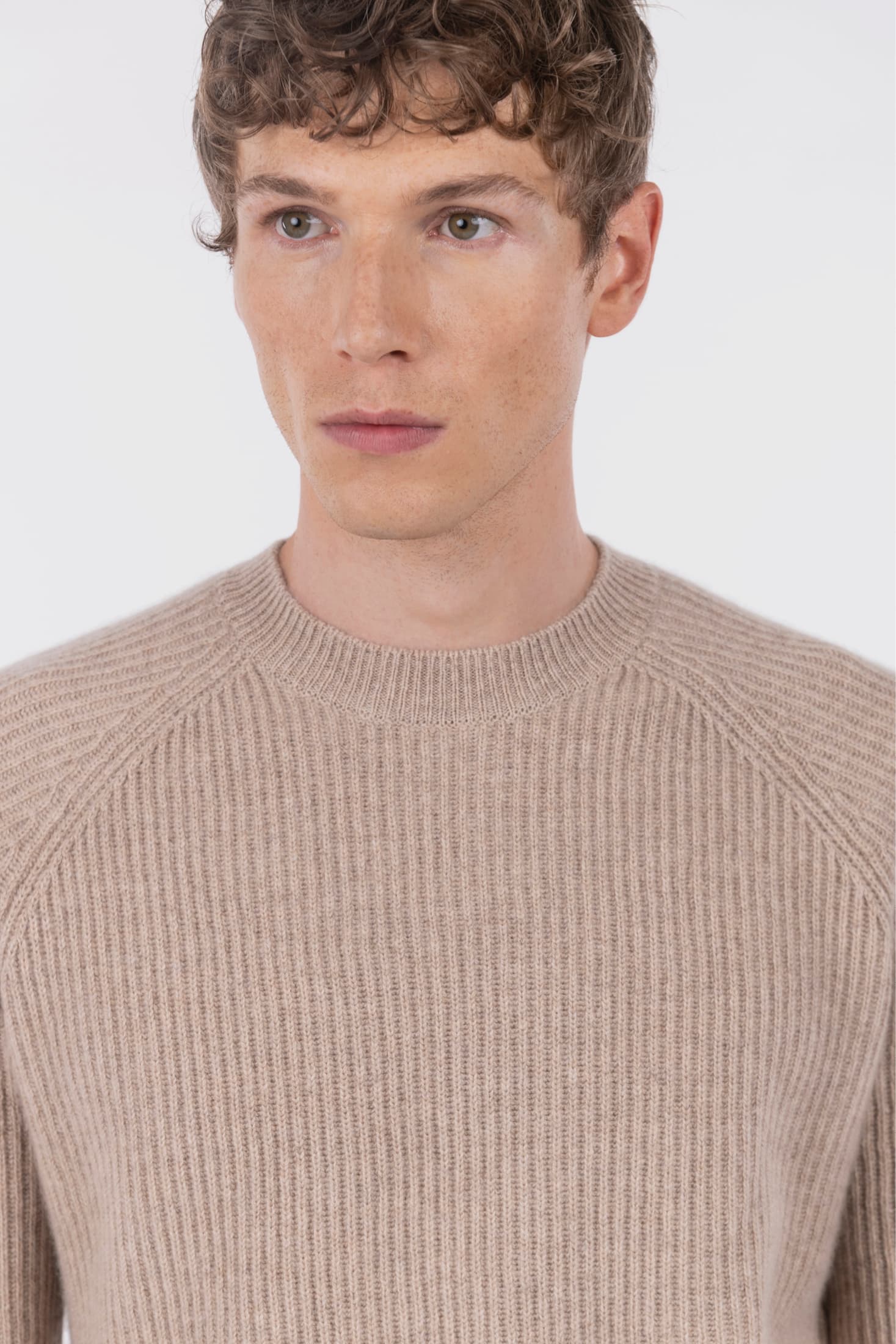English Rib Raglan Pullover