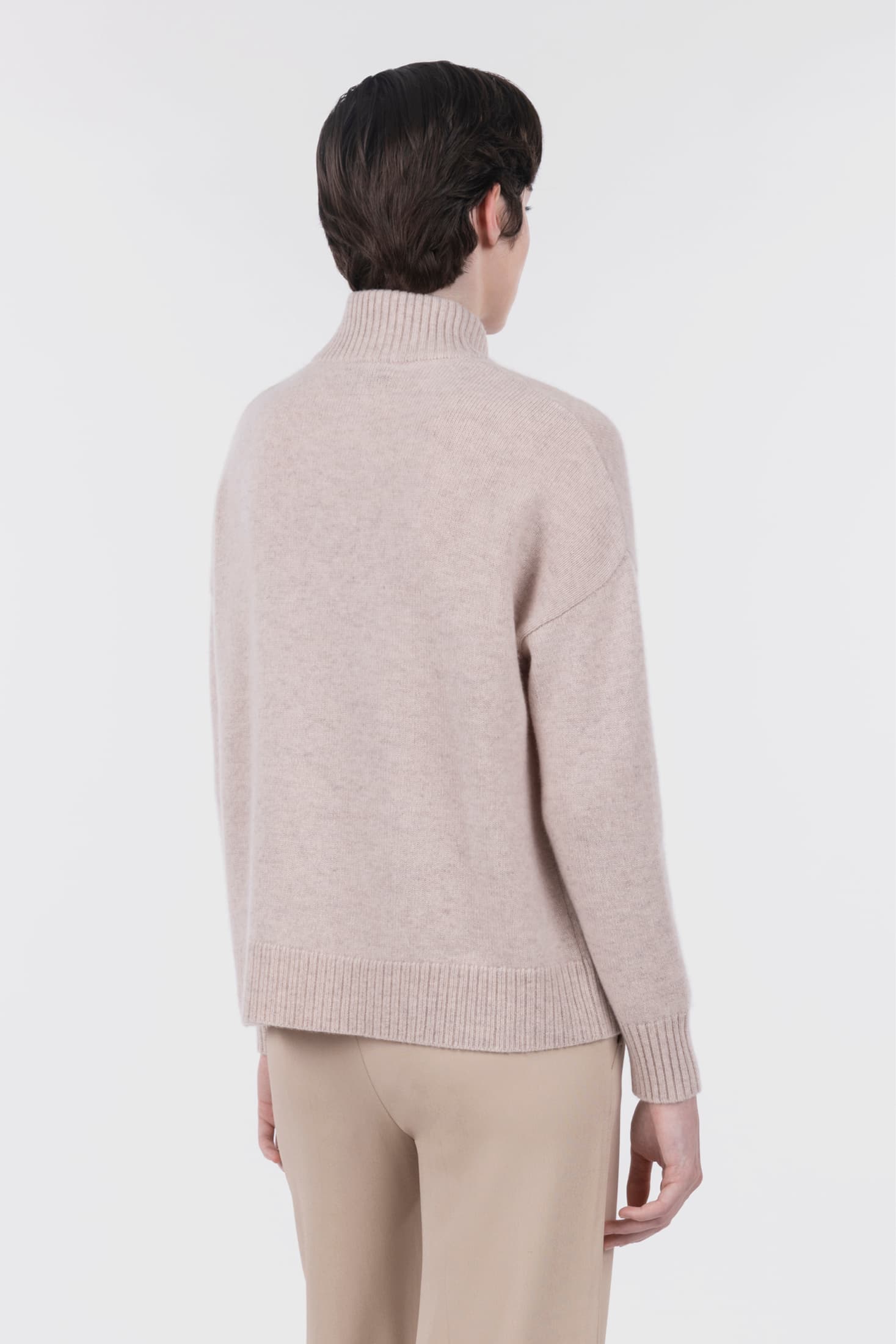 Stand Collar Button Cardigan
