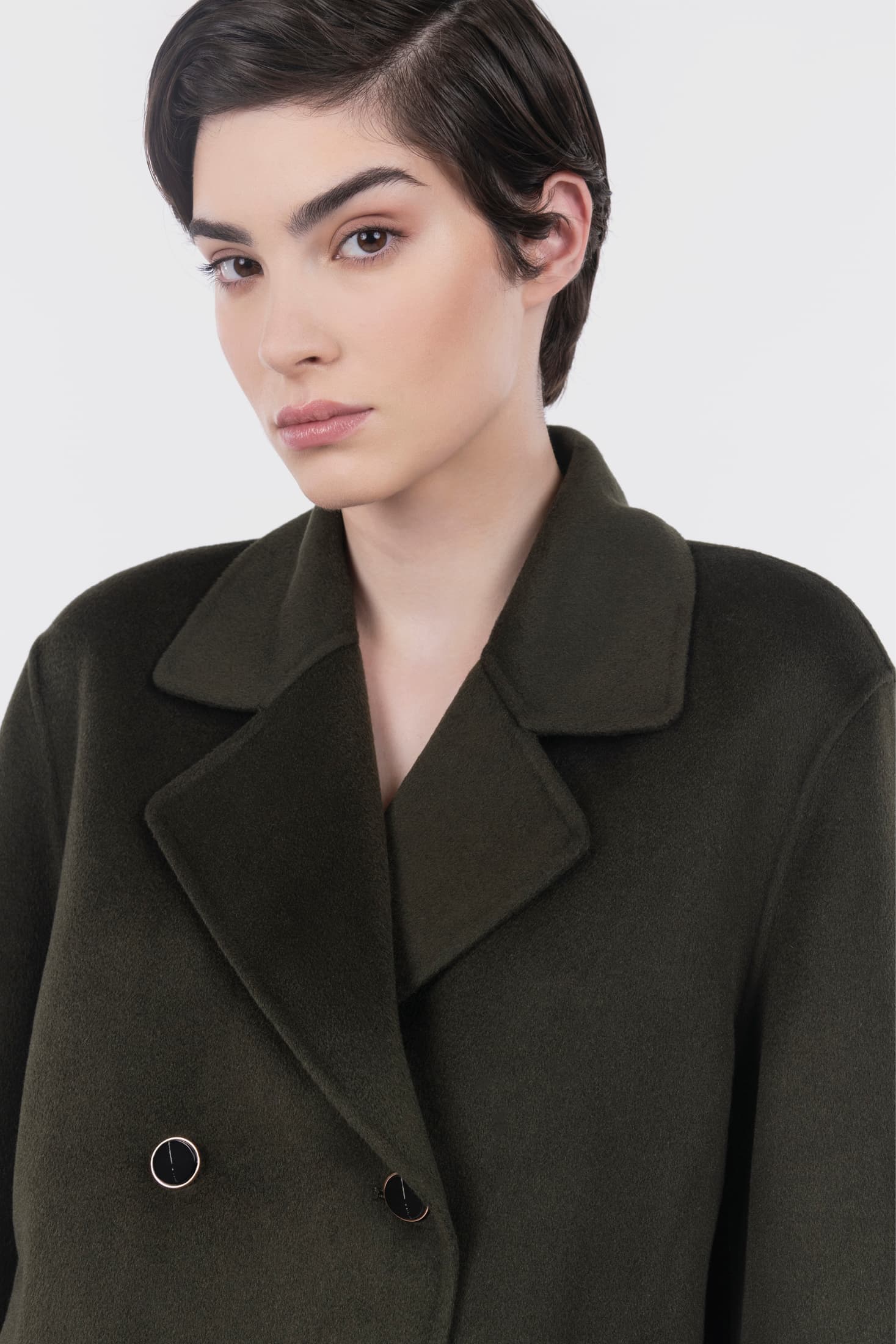 Double-Breasted Short Coat
