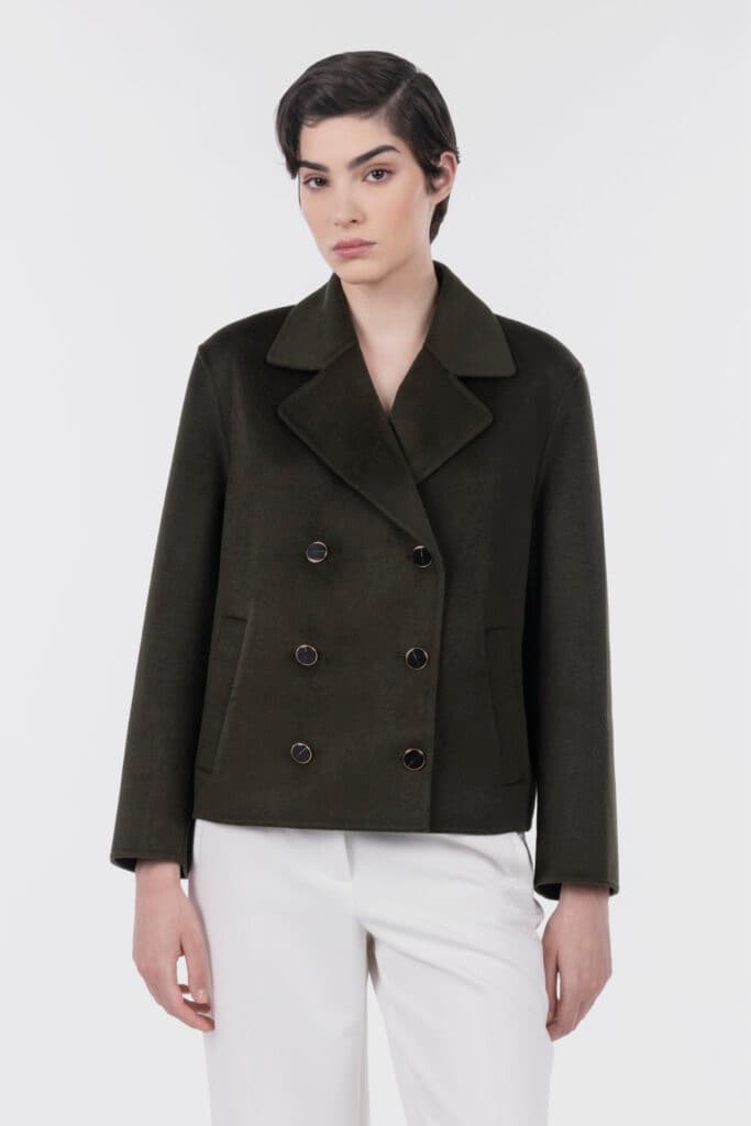 Double-Breasted Short Coat